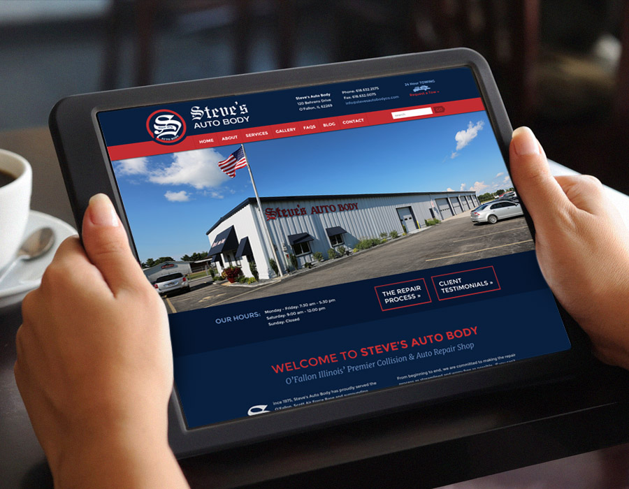 Steve's Auto Body Launches New site Steve's Auto Body