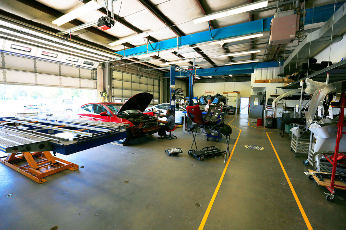auto body repair shop